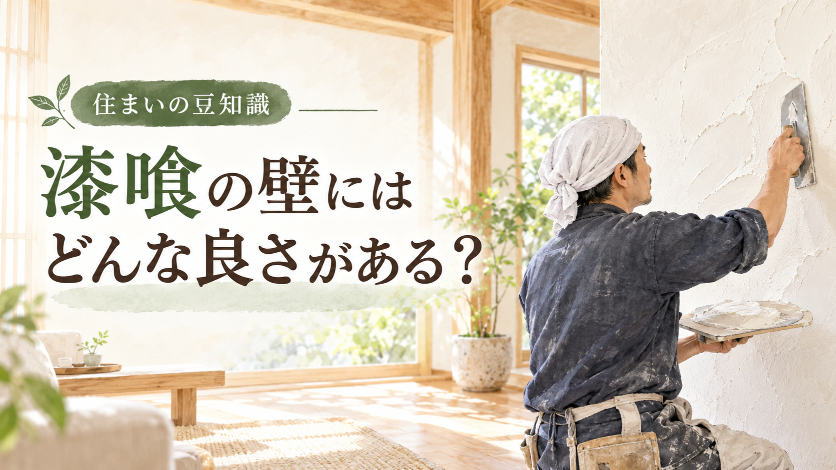漆喰の壁にはどんな良さがある?中古住宅のリフォームにおすすめする理由